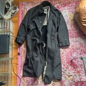 Classic Black Trench Coat